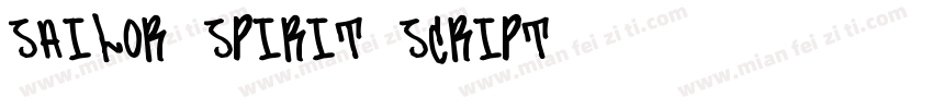 Sailor Spirit Script字体转换